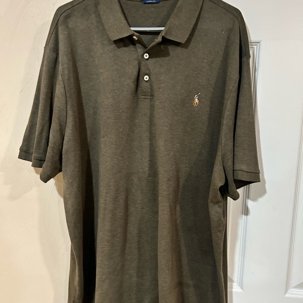 Polo by Ralph Lauren Men's Olive Polo Shirt